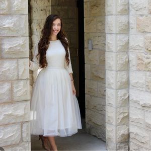 Dainty Jewells White Midi Whimsical Wishes Dress
